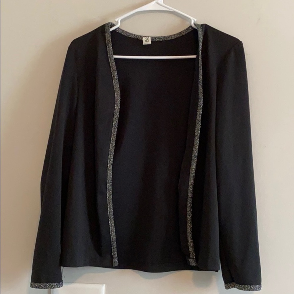 Rhinestoned cartigan